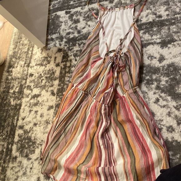 She + Sky Multicolored Striped Romper - Picture 2 of 3